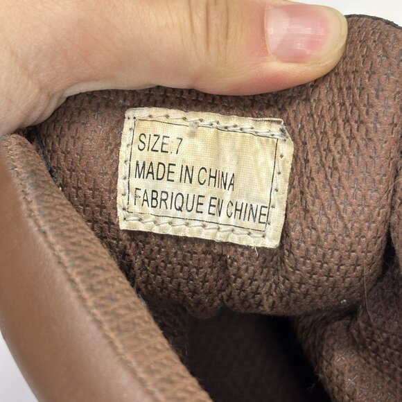 VTG Westway Red Suede Hiking Boots Mountaineer Style Womens 7 Gorpcore Cabincore - Picture 10 of 10